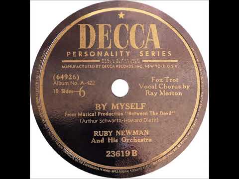 Ray Morton with Ruby Newman and His Orchestra – By Myself, 1939.