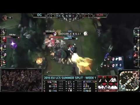 Origen vs H2K Teamfight