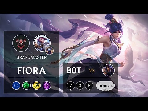 Fiora Bot vs Draven - EUW Grandmaster Patch 9.20