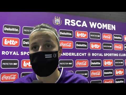 Laura De Neve na RSC Anderlecht - Linfield LFC op 04.11.2020