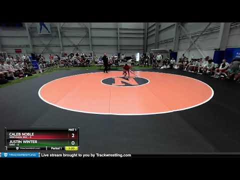 88 Lbs Placement Matches (8 Team) - Caleb Noble, Wisconsin Red Vs Justin Winter, Ohio 0a55
