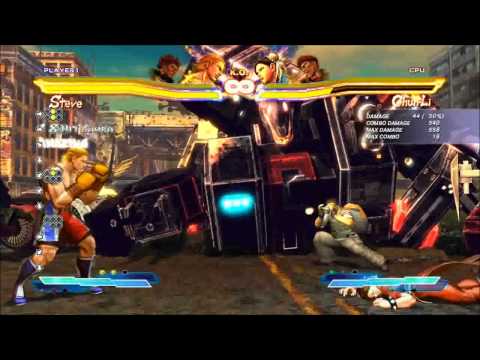 SF x TK Akuma combos