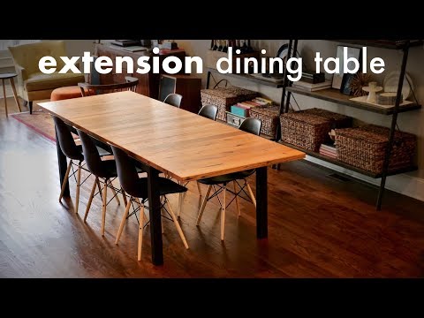 Reclaimed Wood Dining Table Extendable
