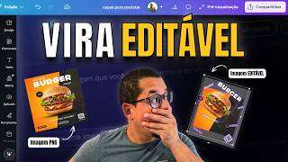 NOVA IA do Canva: Transforme QUALQUER Imagem em Template Editável (Fácil!)