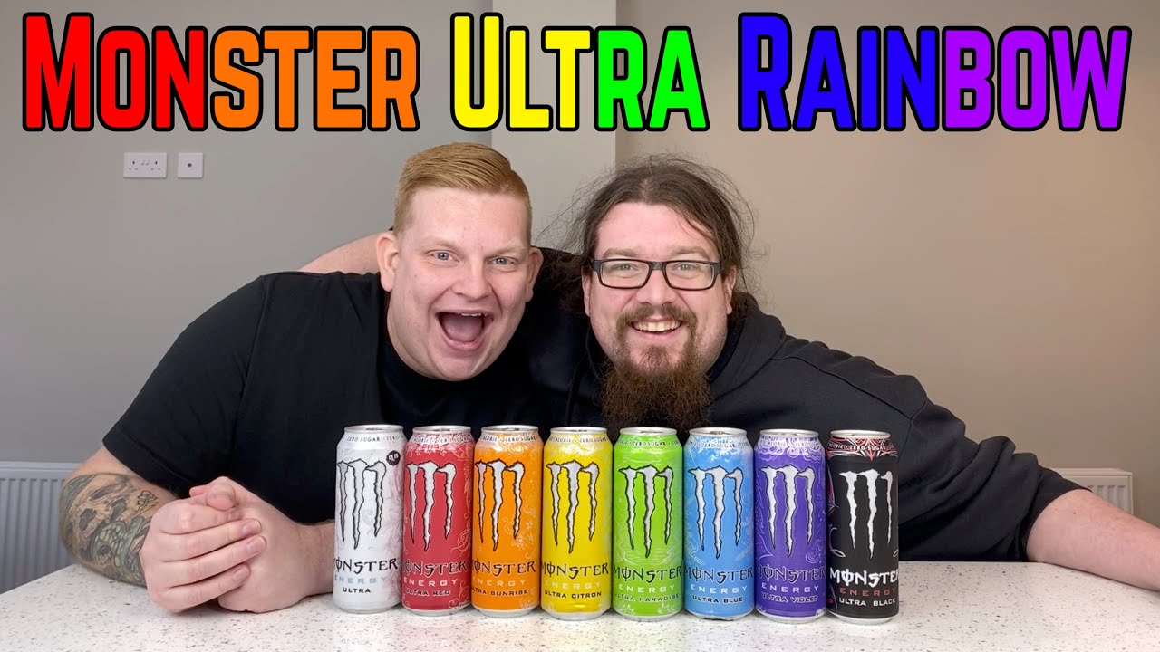 Ultra Rainbow! Ultra Infinity! 8 Flavours! Monster Energy Ultra UK Sugar Free Comprehensive Review!