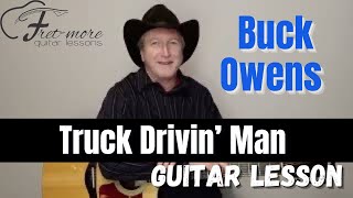 Truck Drivin’ Man - Buck Owens Guitar Lesson - Tutorial