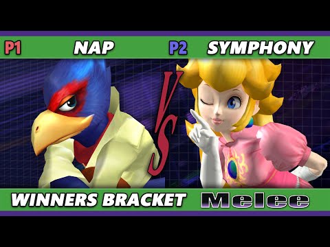 S@X 457 - nap (Falco) Vs. Symphony (Peach) Smash Melee - SSBM