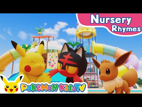 The More We Get Together | Nursery Rhyme | Kids Song | Pokémon Kids TV​