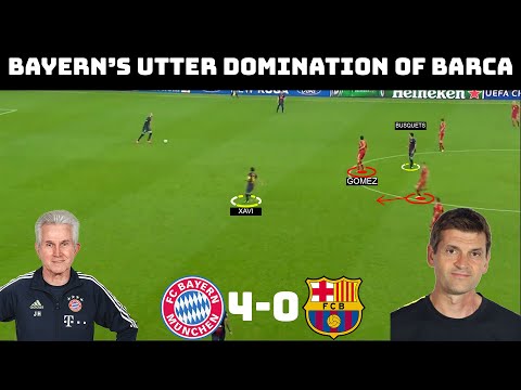 How Bayern Completely &Systematically Destroyed Barcelona | Tactical Analysis: Munich 4-0 Barcelona