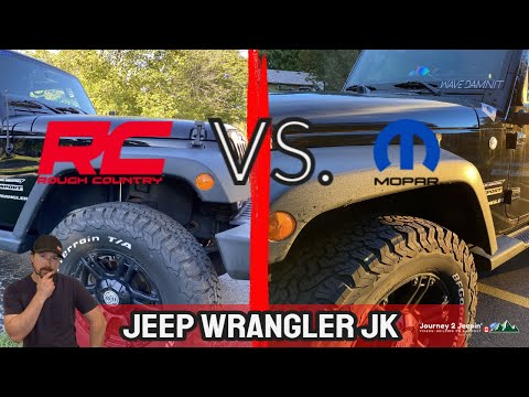 Jeep wrangler jk suspension rough country vs. oem ride quality on rough country lift kit !amazing!