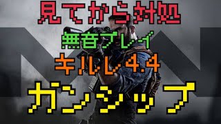 CoD:MW 目で見て反応 完全無音ミュートプレイでガンシップ出す男