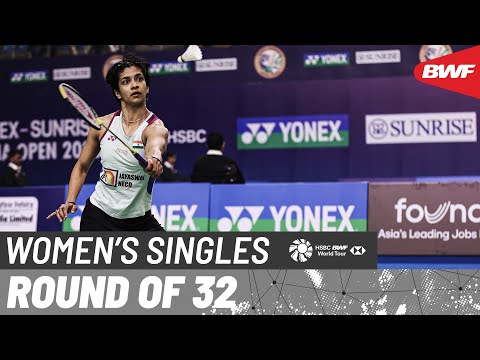 YONEX-SUNRISE India Open 2025 | Malvika Bansod (IND) vs. Han Yue (CHN) [3] | R32