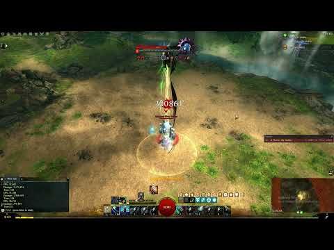 GW2 - "AFK" Vindicator - 31k with two buttons (No Weapon/Legend swap) [Outdated]
