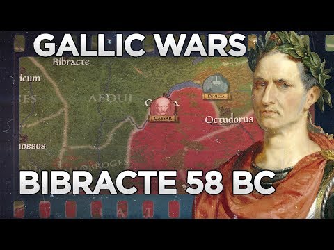 Caesar and Gallic Wars: Battle of Bibracte 58 BC DOCUMENTARY