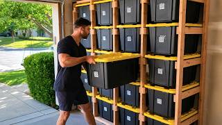 Tote Rack for Garage Storage | Step-by-Step DIY Build