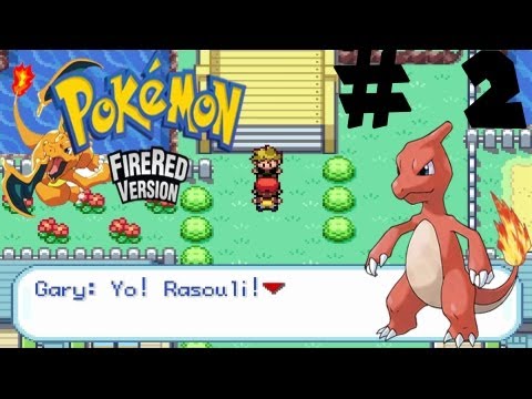 Let's Play - Pokémon: Fire Red - Part 2: Nugget Bridge & Charmeleon! | RasouliPlays