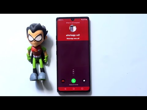 LG Velvet 5G Whatsapp incoming calls