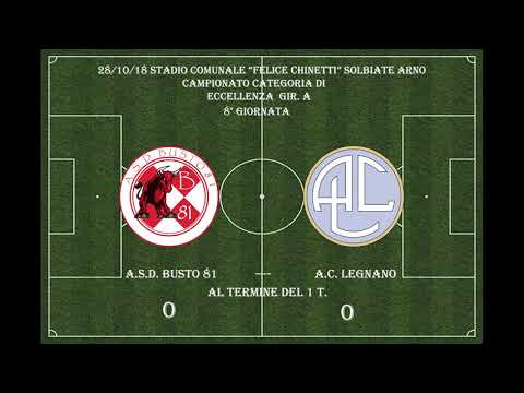 28-10-18 Highlights  A.S.D.Busto 81 - A.C.  Legnano 0-0