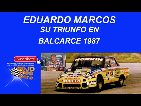 Eduardo Marcos Victoria en Balcarce TC 1987