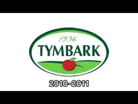 Tymbark historical logos