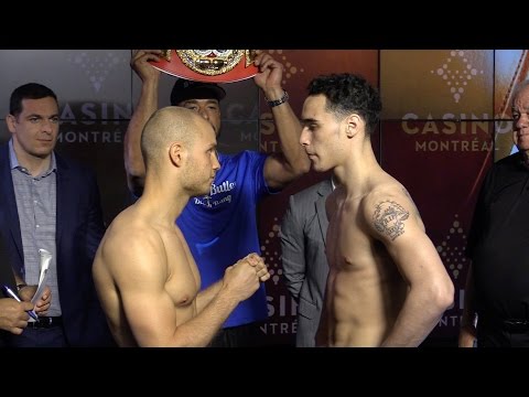 Weigh-in for the IBF World Champion Youth title