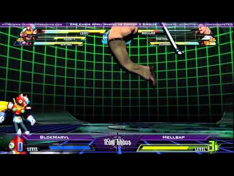 Epic Khaos April - MvC3 Singles - BlckMarvl vs Hellsap