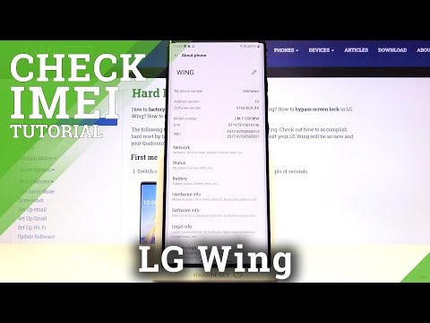 How to Check IMEI & SN on LG Wing – IMEI Status & Serial Number