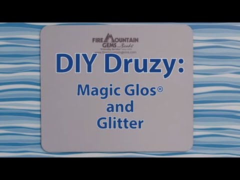 DIY Druzy: Resin and Glitter