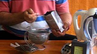 préparation du thé vert