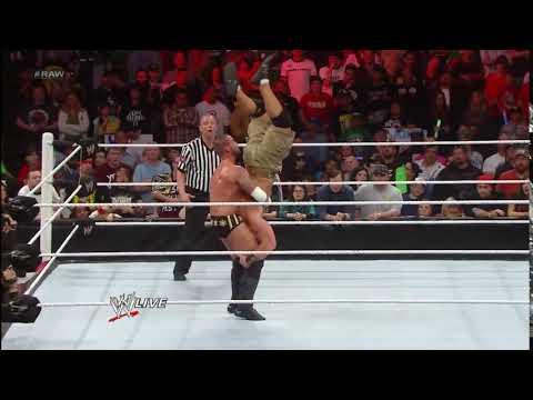 CM Punk Piledriver to John Cena 2/15/2013