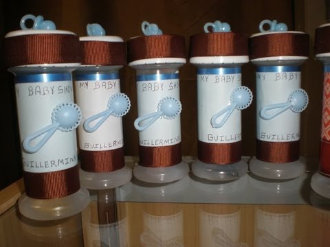 RECUERDOS FACILES PARA BABY SHOWER. - YouTube