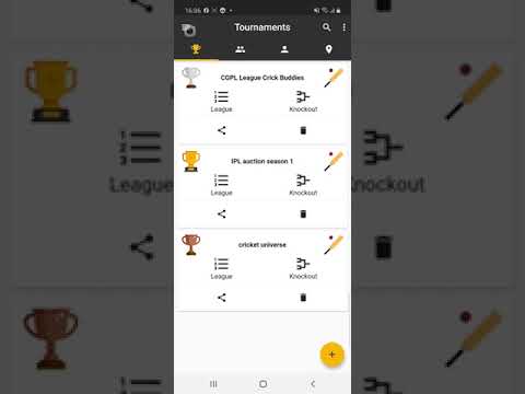 The Process Of making tournament in Winner App