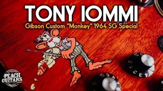 Video thumbnail for Tony Iommi Gibson Custom "Monkey" 1964 SG Special by Peach Guitars