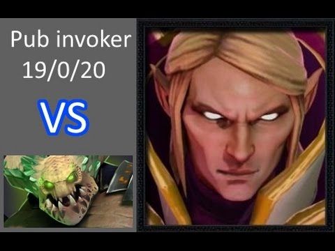 Dota 2 - Invoker vs Underlord - Pub Match Gameplay (Not Demo)