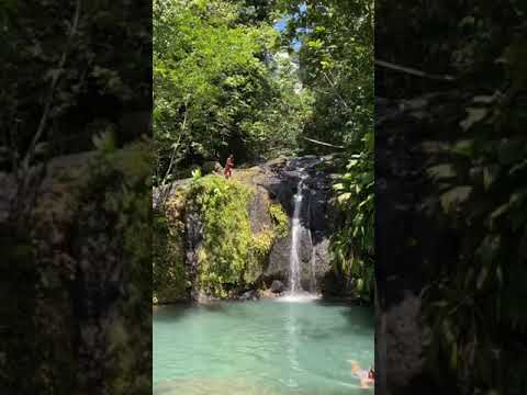 Chasing waterfall in Guadeloupe