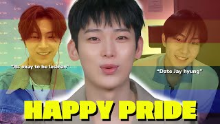 ENHYPEN being LGBT+ allies (+100 AURA)