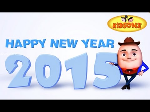Happy New Year 2015 Greetings || New Year 3d Animation Greetings - KidsOne