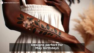 May Birth Flower Tattoo Ideas & Meanings