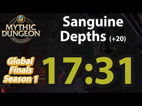 Insane Pulls | Best Sanguine Depths (+20) Run in MDI Global Finals, Season 1 | World of Warcraft