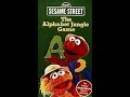 Opening And Closing To Sesame Street The Alphabet Jungle Game 1998 VHS