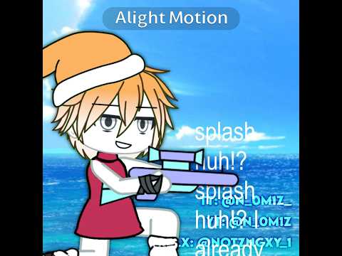 splash trend (I forgot what it’s called) | #gacha #tweening #dandysworld #alightmotion