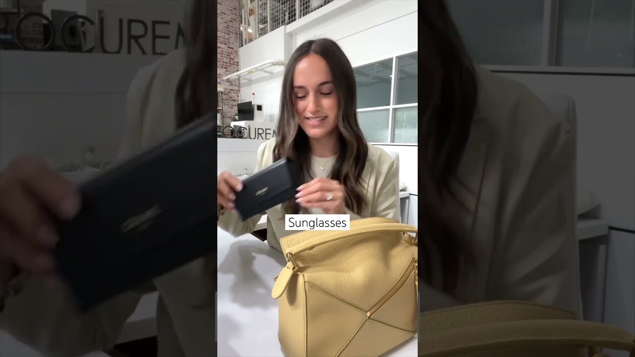 What Fits Inside the Small Loewe Puzzle Bag
