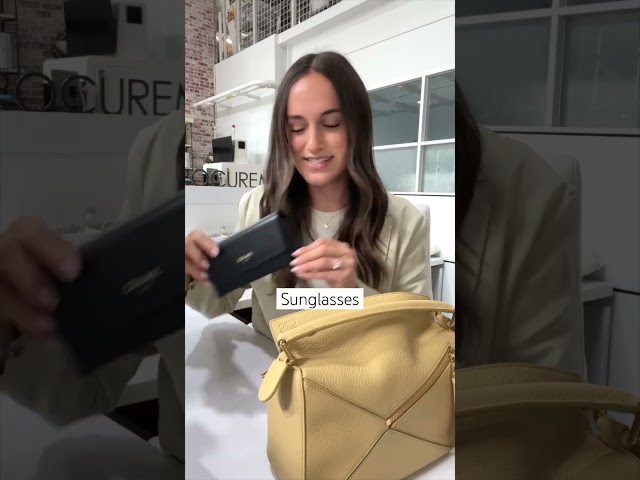 Vídeo relacionado con Lckaey Organizador de bolso para bolso Loewe Puzzle Bolso de mano Inserto de fieltro Y091Khaki-L