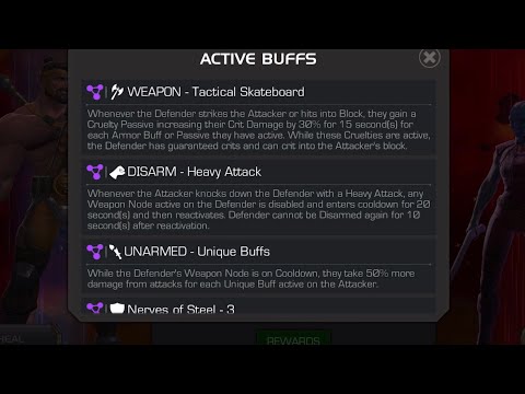 Act 8.2.1 Weapon Path (Tactical Skateboard) / Unarmed / Nerves of Steel - Cosmic Fun path