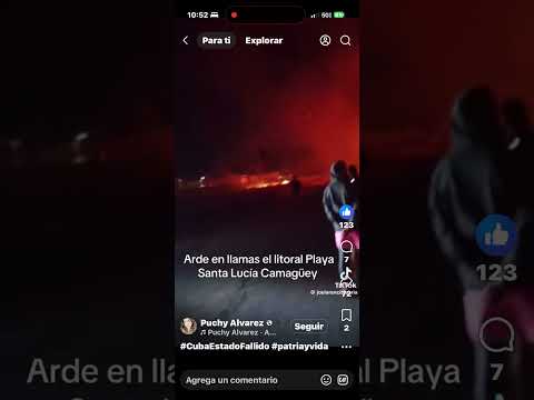 URGENTE ‼️ 🇨🇺 Grandes protestas en Playa Santa Lucia en Camagüey.