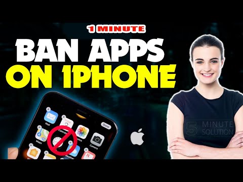 How to ban apps on iphone or ipad | Block apps 2024