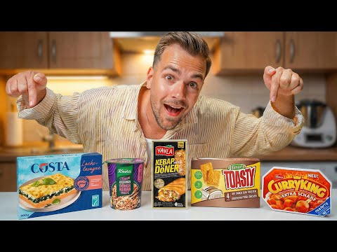 Ich teste die VERRÜCKTESTEN Fertigprodukte aus dem Supermarkt 🤯🤤