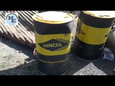 Natural hincol bitumen emusion ss1, for road construction