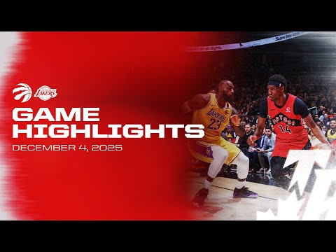 Raptors vs Lakers Game Highlights | December 04, 2025