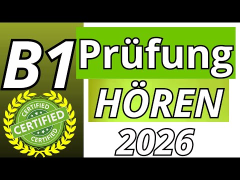 G.A.S.T - B1 Prüfung - Hören Übungssatz - G.A.S.T DTZ 2026 TEST